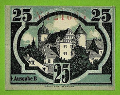 ALLEMAGNE / GRIMMA / 25 PFENNIGE / NOTGELD / 1er DECEMBRE 1920 / N° SERIE 121885 - Ohne Zuordnung