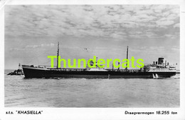 CPA PHOTO KHASIELLA NEDERLANDSE TANKER - Tankers