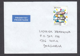 Poland - 10/2012, 3 Zl., EUROPA, Letter Ordinary - Lettres & Documents