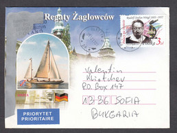 Poland - 13/2011, 3 Zl., Sailing, Letter Ordinary - Storia Postale