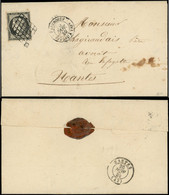 Let EMISSION DE 1849 - 3a   20c. Noir Sur Blanc, Obl. GRILLE S. LAC, Càd PAIMBOEUF BATEAU A VAPr 25/11/49, RR Et Superbe - 1849-1876: Classic Period