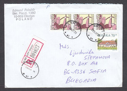 Poland - 21/2001, 6.70 Zl, Zodiac, Architektur, Letter Registred - Covers & Documents