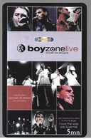 CARTE-PREPAYEE-5Mn-UNI-CALL-Privé-1998-Groupe BOYZONE-7000Ex-Gratté-Plastic Epais-Glacé-TBE/RARE - Musique