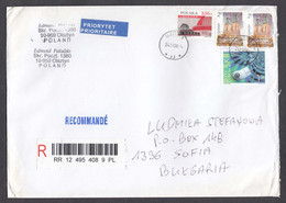 Poland - 25/2008, 8.55 Zl., Letter Registred Poland-Bulgaria - Cartas & Documentos