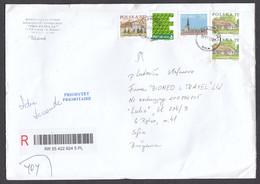 Poland - 26/2013, 6.30 Zl.+A, Letter Registred From Poland To Bulgaria - Covers & Documents