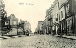 Craon * La Rue Neuve * Café De L'univers HOUDMON * Librairie * Commerces Magasins - Craon