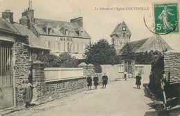 MANCHE  OCTEVILLE  La Mairie Et L'église - Octeville