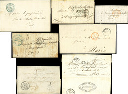Let Coup D'Etat De 1851, Très Bel Ensemble De 8 Lettres De Détenus à L'Ile Du Diable, Fort De Vanves, Fort De Bicêtre, C - Collections (with Albums)
