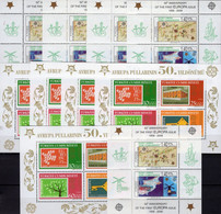 Perf.2x5 Blocks 2006 Türkei Block 59+TK-Zypern Bl.24A ** 85€ M/s Hoja Ss Blocs 50 Years CEPT History Stamp Sheets EUROPE - Altri & Non Classificati