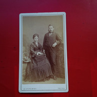 PHOTO CDV REUTLINGER FAMILLE DISERENS COUPLE - Persone Identificate