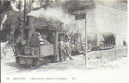 Chemin De Fer Militaire Stratégique Péchot - CPA Reproduction -  Collection "Cartes D'Autrefois" - Belfort – Siège De Belfort