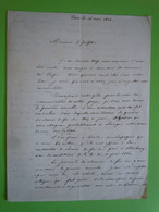 3 Lettres Autographes Paul Joseph ARDANT (1800-1858) GENERAL Et Député De La MOSELLE 1843-1844 - Handtekening
