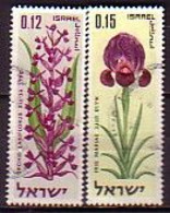 ISRAEL - 1970 - Fleures - Yv 407/08 (O) - Gebruikt (zonder Tabs)