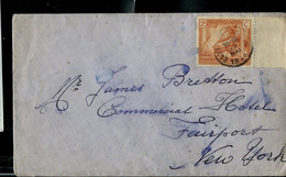 N° 113 Seul Sur Lettre Obl. 29/05/1928 Pour USA - Briefe U. Dokumente