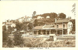 54 BRIEY LA GARE PUBLICITE BIERE DE MAXEVILLE - Briey