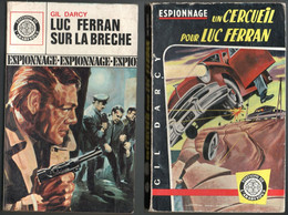 2 Livres Editions Arabesque    N 92 Et 570 De 1958 Et 1969 Un Cercueil Pour Luc Férran &  Luc Ferran Sur La Breche - Editions De L'Arabesque
