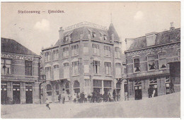 IJmuiden Augusta Hotel En Café Spoorzicht Stationskoffiehuis K3130 - IJmuiden