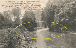 MARCOUR - Vue Prise De La Propriété Rocour Vers La Montagne SAINT THIBAUT - Carte Circulé - Rendeux