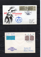 DDR, 1987, 2 Luftpost-Briefe, Interflug Berlin - Peking, CAAC Berlin - Peking - Covers
