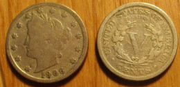 USA - 5 Cents 1906 - 1883-1913: Liberty