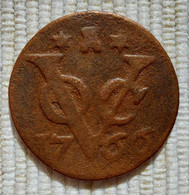 Netherlands East Indies 1766 - VOC - New York Penny/1 Duit - KM# 152.3 - Nederlands-Indië