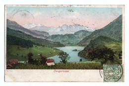 (Suisse) Obwald 001, Lungernsee, Dos Non Divisé - Lungern