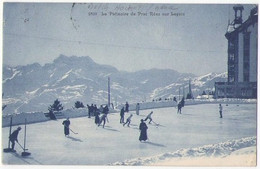 (Suisse) Vaud 003, Praz Réaz Sur Leysin, La Patinoire, Hockey Sur Glace - La Praz