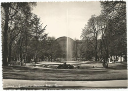 AB1282 Torino - Giardini E Stazione Di Porta Nuova / Viaggiata 1952 - Stazione Porta Nuova