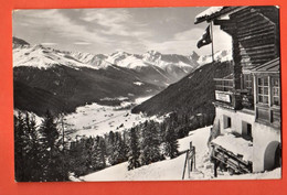 Delcampe - QAF-09  Davos Gasthaus Strela-Alp, Mit Stempel Gasthaus. Gelaufen Reiss 233 - Davos