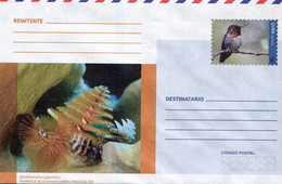 Lote PEP1366, Cuba, Entero Postal, Stationery, Cover, E, Bird, Worm Spirobranchus Giganteus - Tarjetas – Máxima