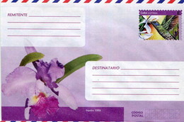 Lote PEP1369, Cuba, Entero Postal, Stationery, Cover, E, Bird, Orchid - Cartes-maximum