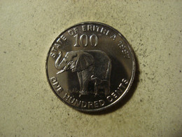 MONNAIE ERYTHREE 100 CENTS 1997 - Eritrea