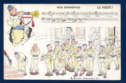 Nos Sonneries ( Sergent De Semaine). La Visite. Feldpoststation  N°. 36 Octobre 1916 - Humor