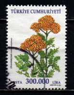 TURCHIA - 2001 - Achillea Millefolium - USATO - Usati