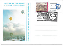 2010k: Heimatbeleg 5340 St. Gilgen, Ballonpost- Trophy 1987+ Allongen- Zudruck; Selten - St. Gilgen