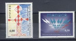 TIMBRE   MONACO   N° 2140/2141   Neuf ** - Other & Unclassified