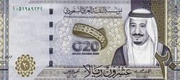 SAUDI ARABIA 20 RIYALS L. AH1442 2020 UNC P-NEW "free Shipping Via Regular Air Mail. (buyer Risk)" - Saudi Arabia