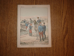 Protège-Cahier/Couverture "Officiers-Elèves De L'Ecole De Guerre" -Voir Détails Sur Photos -Format Plié 22,8x 18 Cm Env. - Protège-cahiers