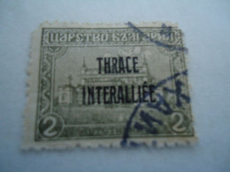 TRHACE  GREECE USED   STAMPS OVERPRINT THRACE  ΘΡΑΚΗ - Lemnos