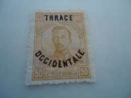 TRHACE  GREECE  MINT   STAMPS OVERPRINT THRACE  ΘΡΑΚΗ - Lemnos