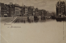 Amsterdam // Fraaie Vroege Groeten Uit Ca 1899 - Amsterdam