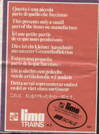 Catalogue LIMA 1977/78 HO Scale Folder - Francese