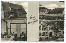 2849 Gruß Aus Bonrechtern I. O. Gaststätte Volksschule Villa Boers Visbek Vechta - Vechta