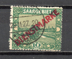 SARRE SERVICE   N° 3   OBLITERE  COTE 0.30€    INDUSTRIE - Dienstmarken