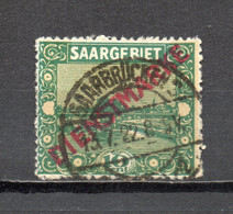 SARRE SERVICE   N° 3   OBLITERE  COTE 0.30€    INDUSTRIE - Dienstmarken