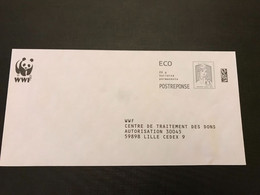 PAP099 - PAP Réponse  Neuf 110x220 Marianne De Ciappa-Kavena ECO  Repiqué WWF 16P175 - Listos Para Enviar: Respuesta /Ciappa-Kavena