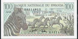 RWANDA P12 100 FRANCS 1.1.1978  #BA      UNC. - Ruanda