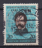 Bundesrepublik Deutschland 1952 MiNr. 155 Gest./used Carl Schurz - Used Stamps