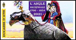 CS/ HK** BLANCO - DUOSTAMP / MYSTAMP - Ath - L'aigle à Deux Têtes / De Tweekoppige Adelaar / Der Zweiköpfige Adler - Lettres & Documents