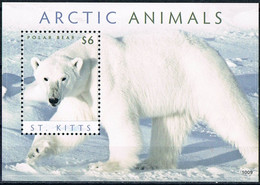 Bloc Sheet Ours  Artic Bears  Neuf  MNH **  St Kitts 2010 - Beren